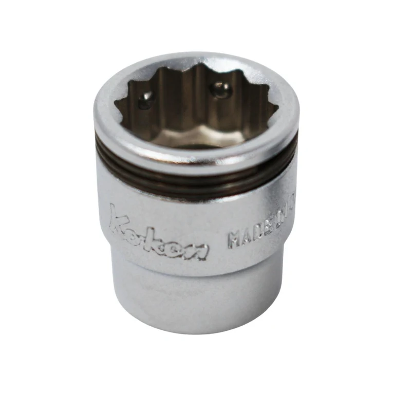 Ko-ken 2455AS-9/16 1/4 Sq. Dr. 12 point Short Sae Nut Grip Socket - 9/16