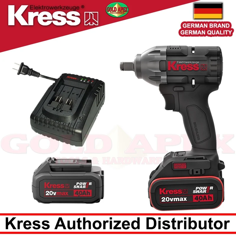 Kress KU270 Brushless Cordless Impact Wrench (20v)