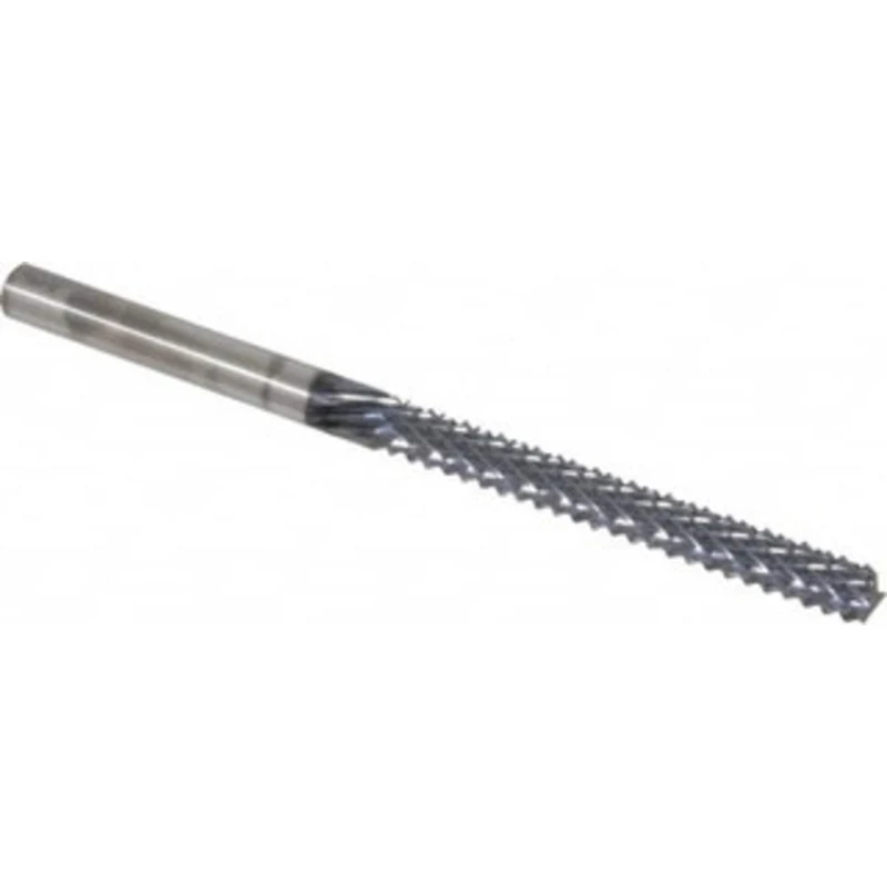 LMT Onsrud LP 1/4 Diam, 2-1/8 LOC, 1/4 Shank Diam, End Mill-End Diamond-Pattern Router Bit Solid Carbide, 6.35 Finish...