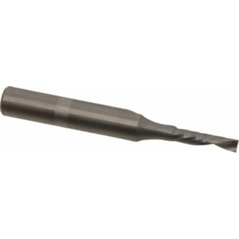 LMT Onsrud LP 1/8 Diam RH Solid Carbide 1-Flute Single Edge Downcut Spiral Router Bit Uncoated, 1/2 LOC, 1/4 Shank Di...