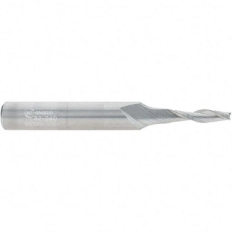 LMT Onsrud LP 1/8 Diam RH Solid Carbide 2-Flute Double Edge Upcut Spiral Router Bit Uncoated, 1/2 LOC, 1/4 Shank Diam...