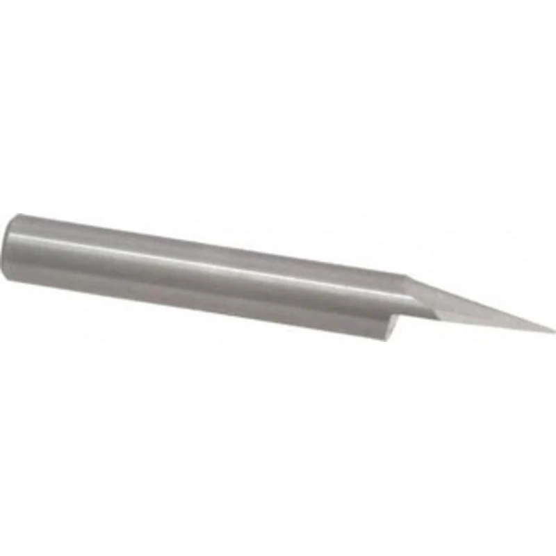 LMT Onsrud LP 30 1/4 Shank Diam, 0.04 Cut Diam, 2 OAL Conical Point Engraving Cutters Uncoated, 1/2 LOC, 1 Flute, 0.0...