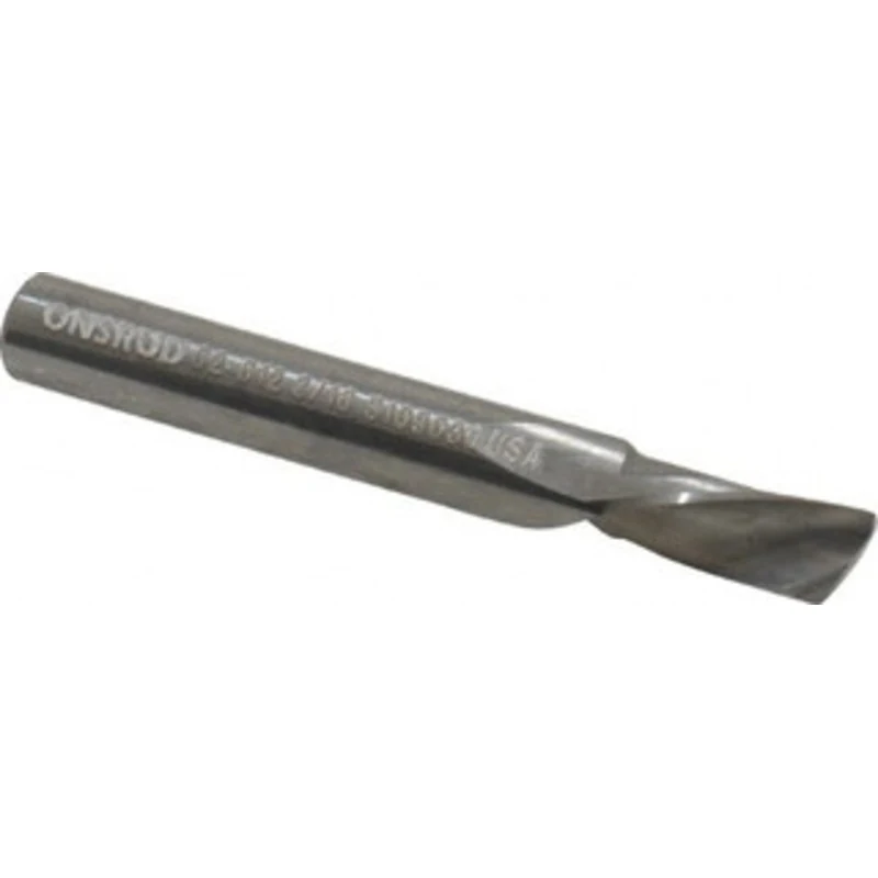 LMT Onsrud LP 3/16 Diam RH Solid Carbide 1-Flute Single Edge Downcut Spiral Router Bit Uncoated, 3/8 LOC, 3/16 Shank ...