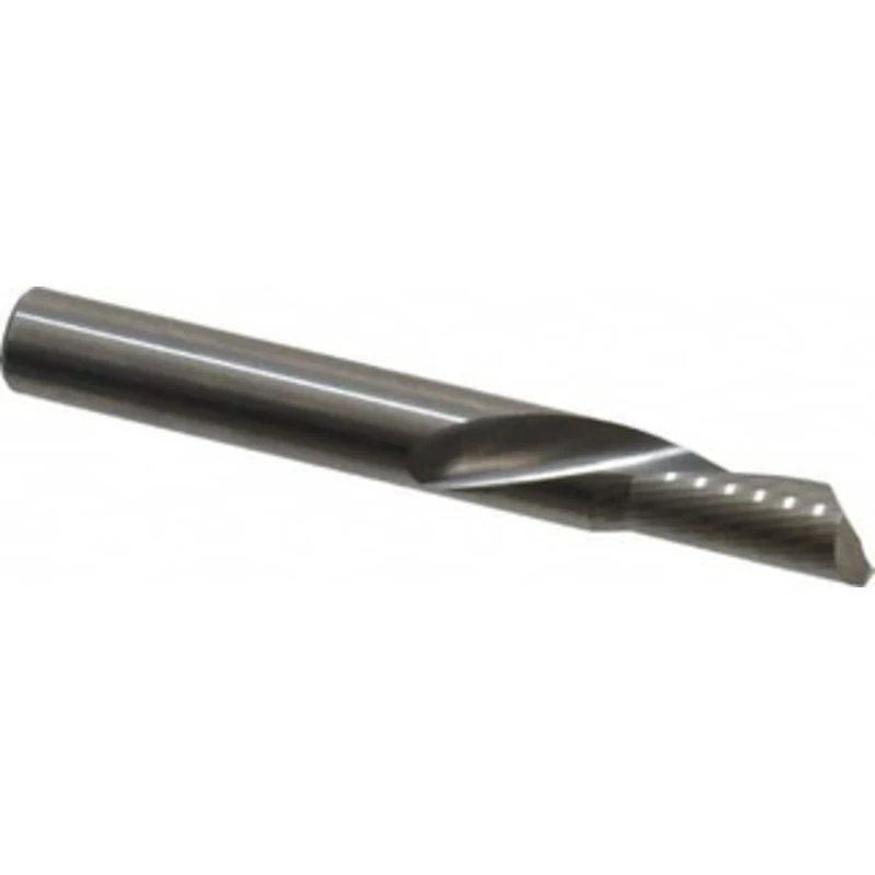 LMT Onsrud LP 3/8 Diam RH Solid Carbide 1-Flute Single Edge Downcut Spiral Router Bit Uncoated, 3/4 LOC, 3/8 Shank Di...