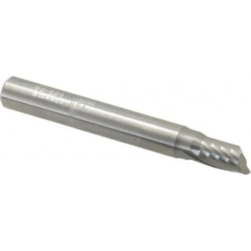 LMT Onsrud LP 9/32 Diam RH Solid Carbide 1-Flute Single Edge Upcut Spiral Router Bit Uncoated, 7/16 LOC, 5/16 Shank D...