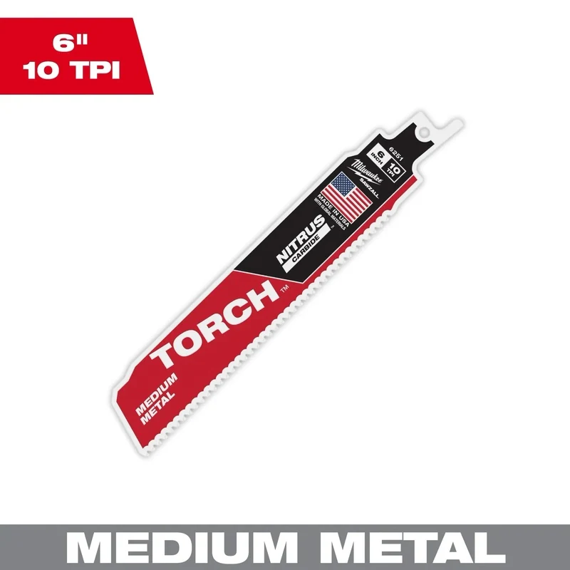Nitrus CARBIDE Teeth For Medium Metal, 9" By Milwaukee 48-00-6252