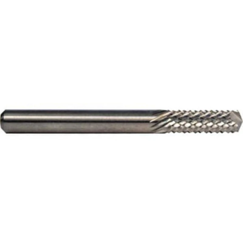 M.A. Ford 3/16 Diam, 5/8 LOC, 3/16 Shank Diam, Drill Point Diamond-Pattern Router Bit Solid Carbide, Uncoated, 2 OAL ...