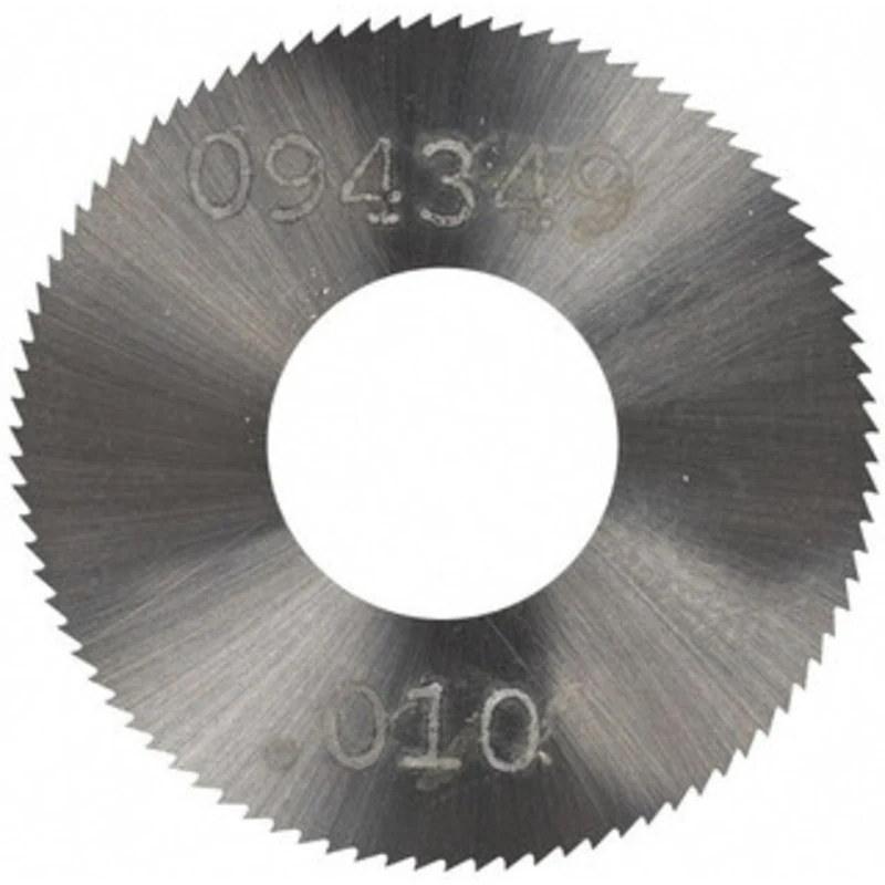 Made in USA 1 Diam x 0.01 Blade Thickness, 3/8 Arbor Hole Diam, 98 Teeth, Solid Carbide Jewelers Saw Uncoated TUNS860...