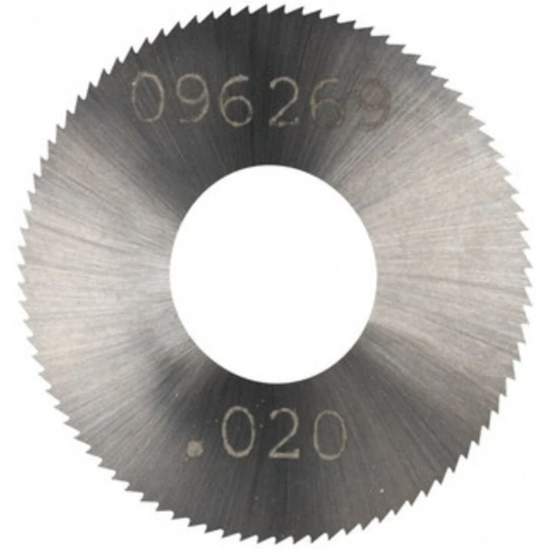 Made in USA 1 Diam x 0.02 Blade Thickness, 3/8 Arbor Hole Diam, 98 Teeth, Solid Carbide Jewelers Saw Uncoated TUNS860...