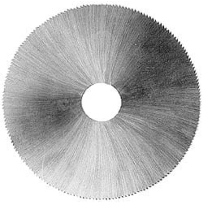Made in USA 1-1/2 Diam x 0.01 Blade Thickness, 1/2 Arbor Hole Diam, 110 Teeth, Solid Carbide, Jewelers Saw Uncoated X...
