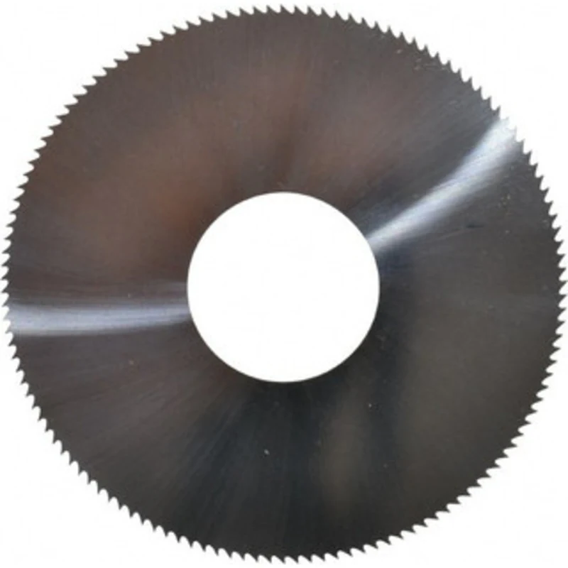 Made in USA 1-1/2 Diam x 0.012 Blade Thickness, 1/2 Arbor Hole Diam, 130 Teeth, Solid Carbide, Jewelers Saw Uncoated ...