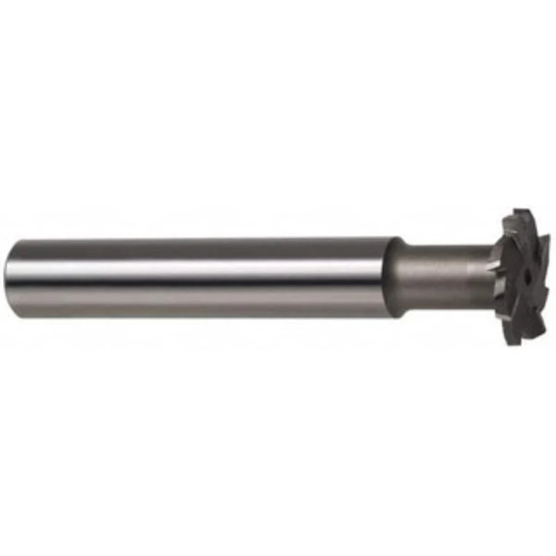 Made in USA 1-1/2 Diam, 3/16 Wide, High Speed Steel T-Slot Cutter 23/32 Neck Diam, 1-11/32 Neck Length, 1 Shank Diam,...