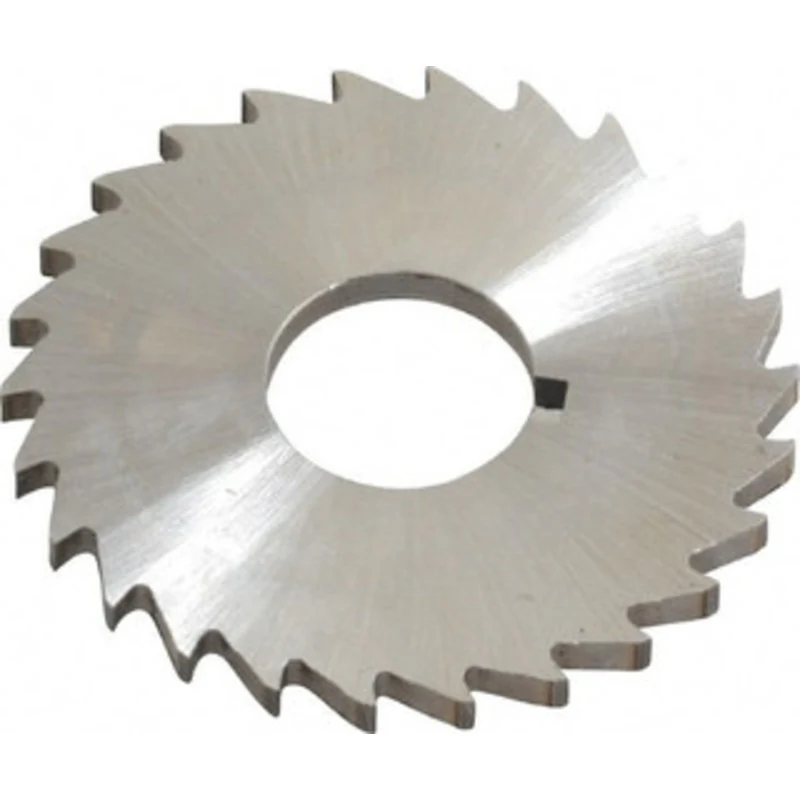 Made in USA 1-1/2 x 3/32, 1/2 Arbor, 26-Tooth High Speed Steel Slitting & Slotting Saw Uncoated, RH Cut, Straight Tee...