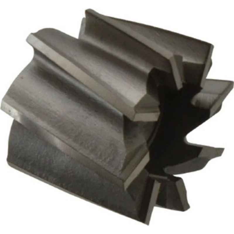 Made in USA 1-1/4 8-Flute High Speed Steel Finisher Shell End Mill Uncoated, 1/2 Arbor Hole, 1 LOC, Right Hand Cut, R...