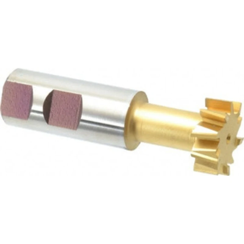 Made in USA 1-1/4 Diam, 31/64 Wide, High Speed Steel T-Slot Cutter 21/32 Neck Diam, 1 Shank Diam, 2-15/16 Shank Lengt...