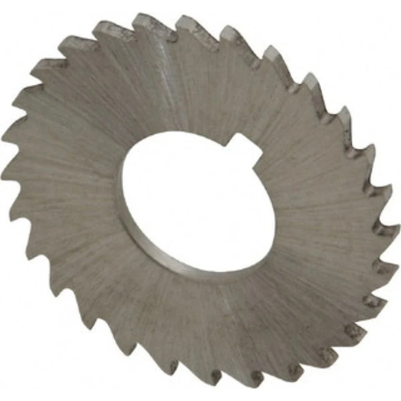 Made in USA 1-1/4 x 1/16, 1/2 Arbor, 28-Tooth High Speed Steel Slitting & Slotting Saw Uncoated, RH Cut, Straight Tee...