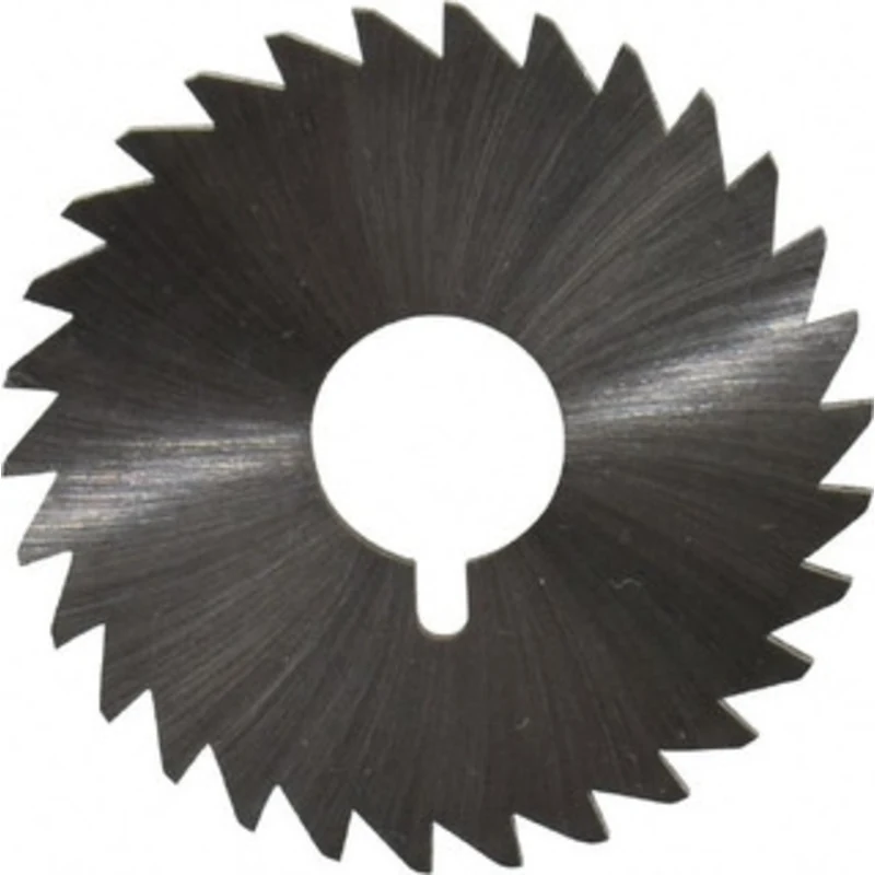 Made in USA 1-3/4 x 3/32, 1/2 Arbor, 30-Tooth High Speed Steel Slitting & Slotting Saw Uncoated, RH Cut, Straight Tee...