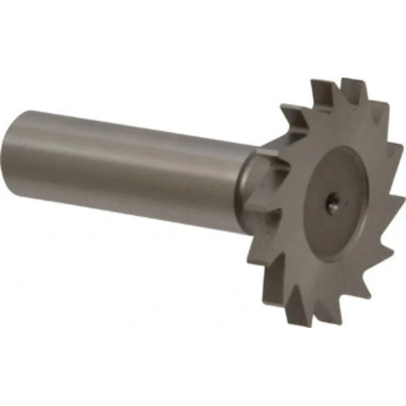 Made in USA 1-3/8 Cut Diam, 9/64 Cut Width, 1/2 Shank, Straight-Tooth Woodruff Keyseat Cutter High Speed Steel, Uncoa...