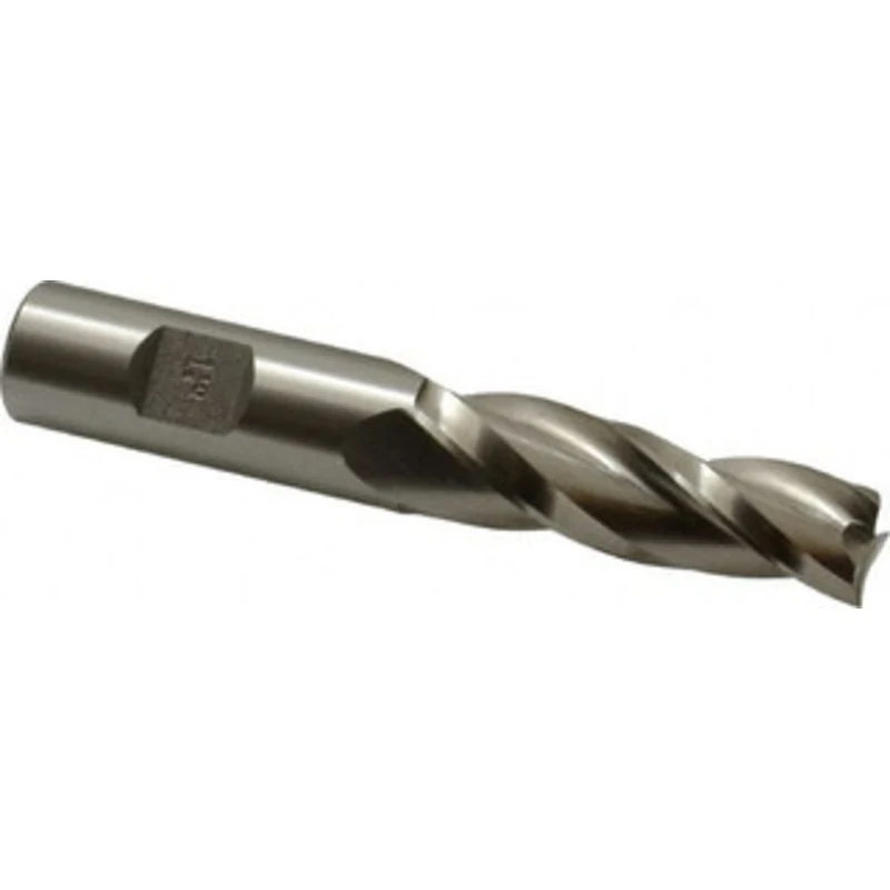 Made in USA 1.5 per Side 5/8 Small End Diam 2-1/4 LOC 3-Flute High Speed Steel Tapered Square End Mill Uncoated, 3/4 ...