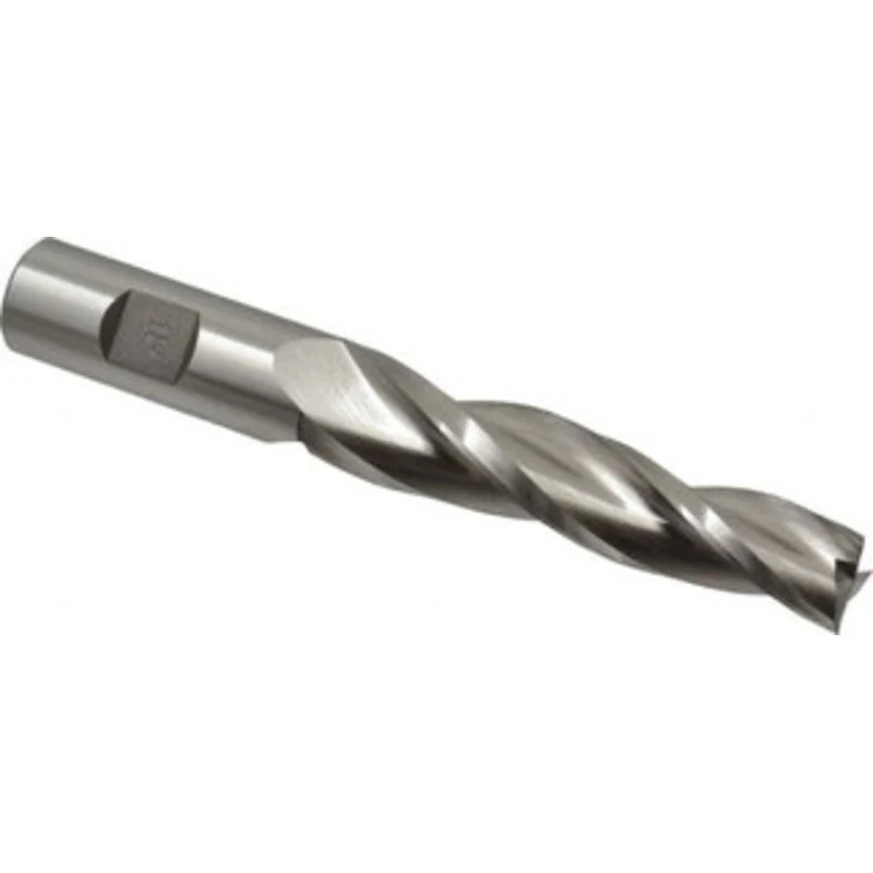 Made in USA 1.5 per Side 5/8 Small End Diam 3-1/4 LOC 3-Flute High Speed Steel Tapered Square End Mill Uncoated, 3/4 ...