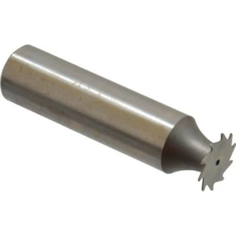 Made in USA 1/2 Cut Diam, 1/64 Cut Width, 1/2 Shank, Straight-Tooth Woodruff Keyseat Cutter High Speed Steel, Uncoate...