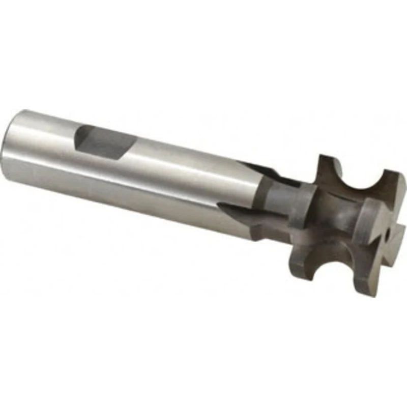 Made in USA 1/4 Radius, 1-1/4 Cut Diam, 1/2 Circle Diam, 0.822 Cut Width, 3/4 Shank, Concave Radius Cutter High Speed...