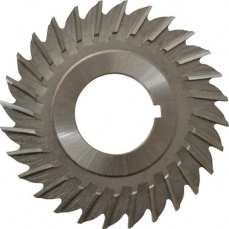 Made in USA 2-1/2 Diam x 1/8 Thick Straight Tooth Side Chip Saw 7/8 Arbor Hole Diam, High Speed Steel, Uncoated, 28 T...