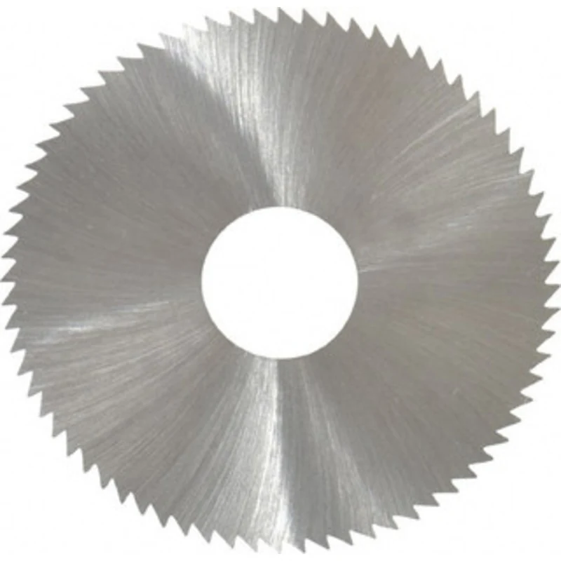Made in USA 2-3/4 x 0.014, 3/4 Arbor, 72-Tooth High Speed Steel Slitting & Slotting Saw Uncoated, RH Cut, Straight Te...