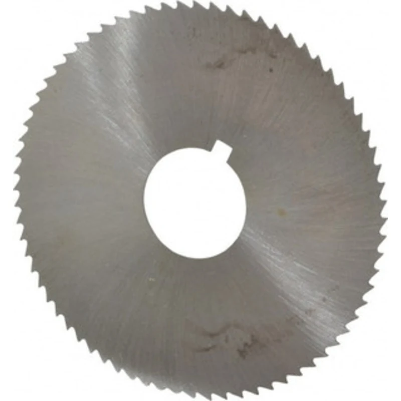 Made in USA 2-3/4 x 0.02, 3/4 Arbor, 72-Tooth High Speed Steel Slitting & Slotting Saw Uncoated, RH Cut, Straight Tee...
