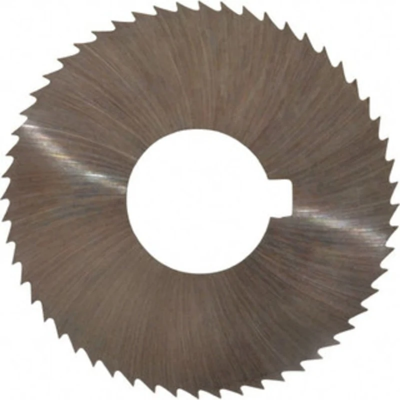 Made in USA 2-3/4 x 0.045, 1 Arbor, 56-Tooth High Speed Steel Slitting & Slotting Saw Uncoated, RH Cut, Straight Teet...