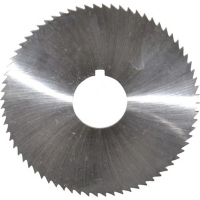 Made in USA 2-3/4 x 0.057, 3/4 Arbor, 72-Tooth High Speed Steel Slitting & Slotting Saw Uncoated, RH Cut, Straight Te...