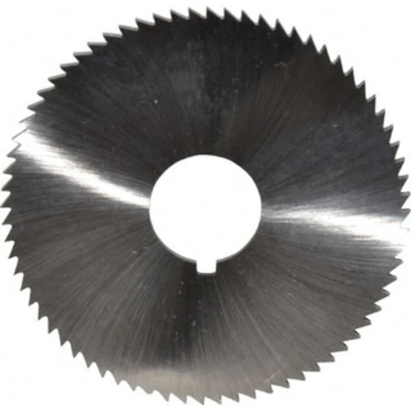 Made in USA 2-3/4 x 0.081, 3/4 Arbor, 72-Tooth High Speed Steel Slitting & Slotting Saw Uncoated, RH Cut, Straight Te...