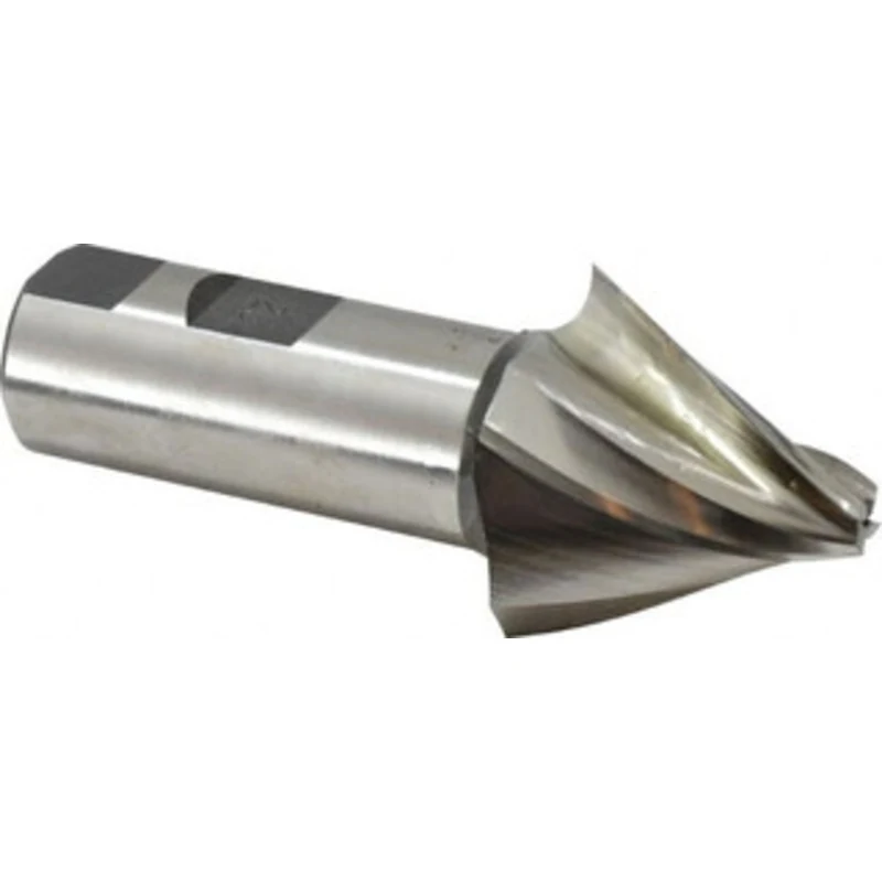 Made in USA 25 per Side 5/16 Small End Diam 1-1/2 LOC 4-Flute High Speed Steel Tapered Square End Mill Uncoated, 1 Sh...