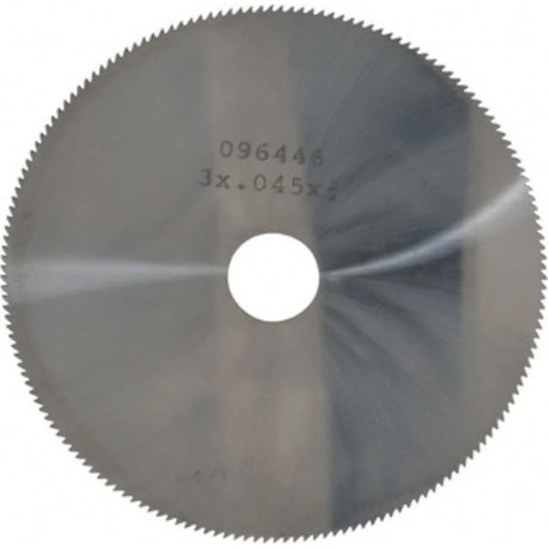 Made in USA 3 Diam x 0.045 Blade Thickness, 1/2 Arbor Hole Diam, 168 Teeth, Solid Carbide Jewelers Saw Uncoated XSPEC...