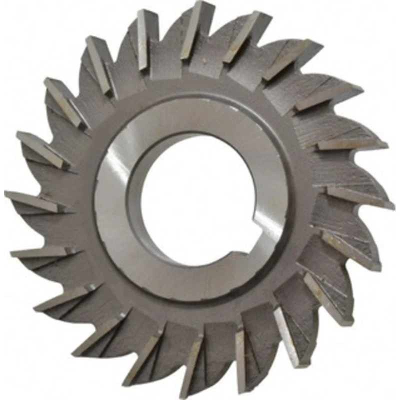 Made in USA 3 Diam x 11/32 Face Width Straight Tooth Side Milling Cutter 1 Arbor Hole, High Speed Steel, Uncoated, 20...