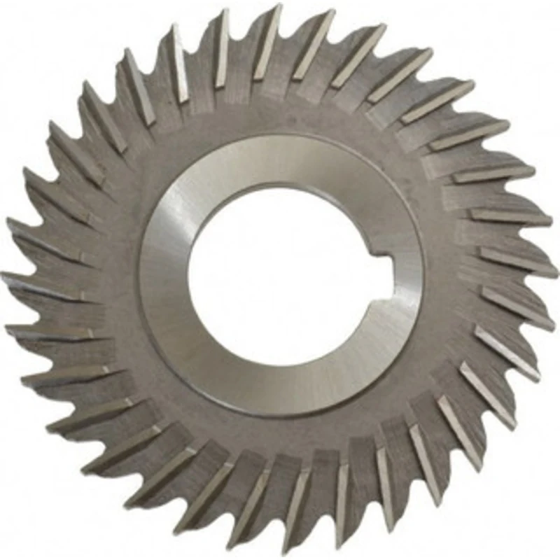 Made in USA 3 Diam x 11/64 Thick Straight Tooth Side Chip Saw 1 Arbor Hole Diam, High Speed Steel, Uncoated, 32 Teeth...