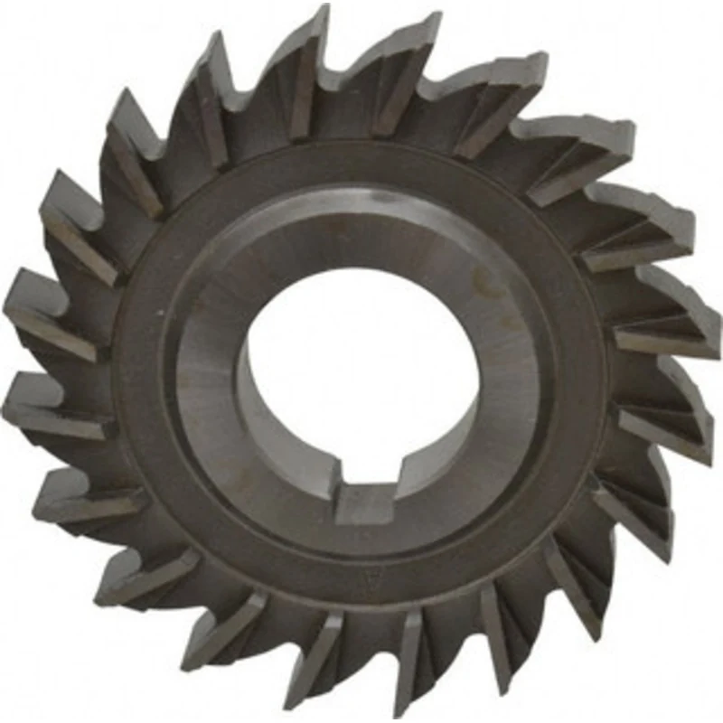 Made in USA 3 Diam x 1/2 Face Width Straight Tooth Side Milling Cutter 1 Arbor Hole, High Speed Steel, Uncoated, 20 T...