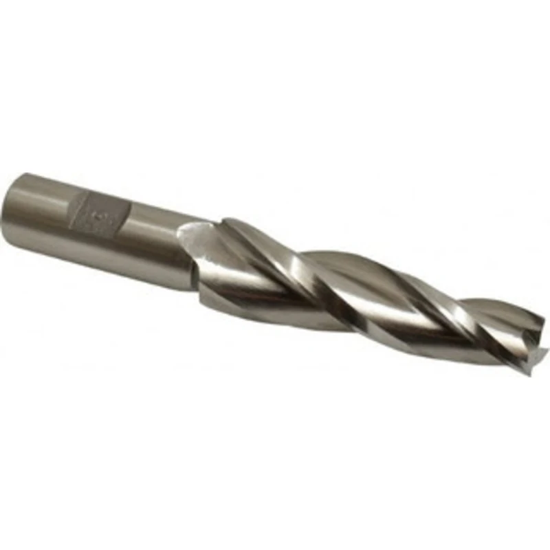 Made in USA 3 per Side 5/8 Small End Diam 3-1/4 LOC 3-Flute High Speed Steel Tapered Square End Mill Uncoated, 1 Shan...