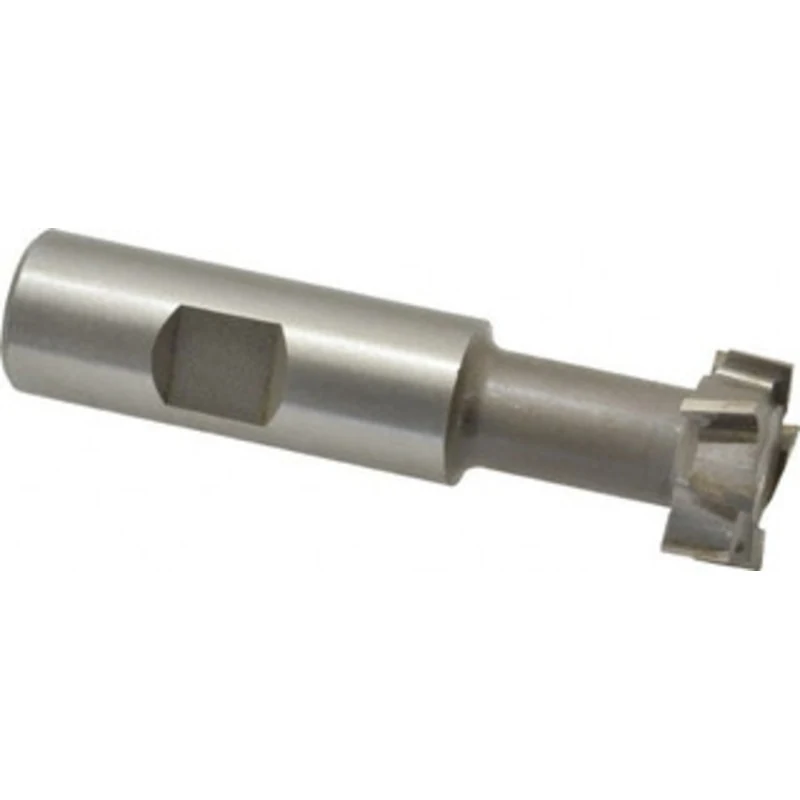 Made in USA 31/32 Diam, 25/64 Wide, Cobalt T-Slot Cutter 17/32 Neck Diam, 3/4 Shank Diam, 2-1/16 Shank Length, 3-7/16...