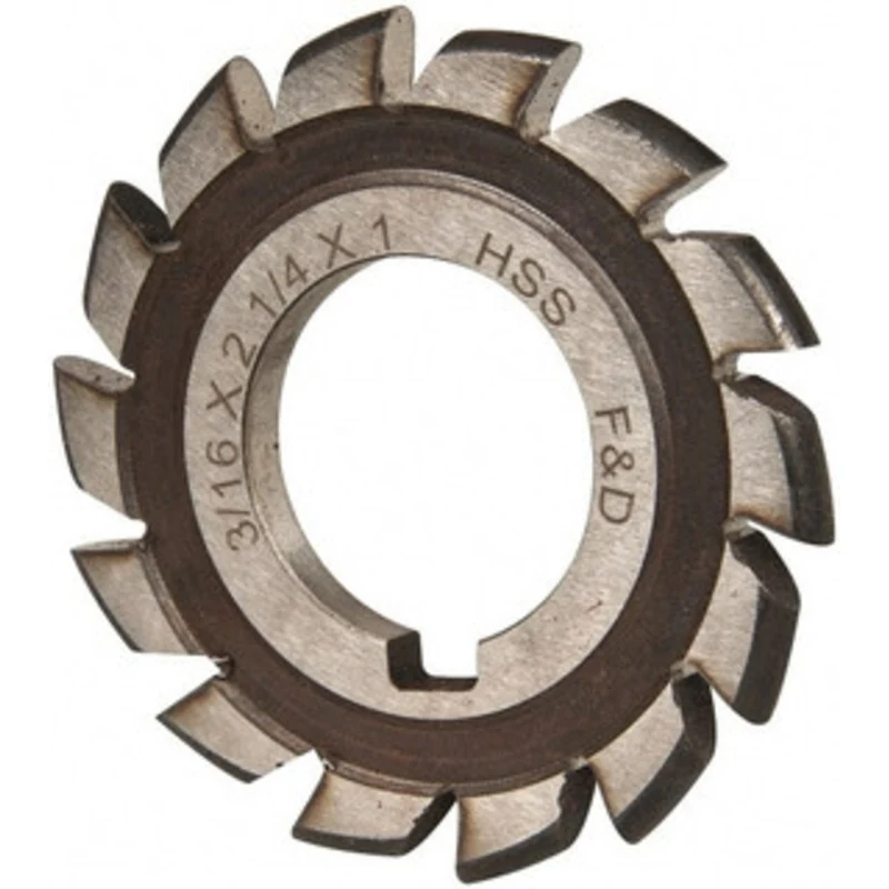 Made in USA 3/16 Radius, 3/16 Circle Diam, 2-1/4 Cutter Diam, Arbor Connection, Convex Radius Cutter High Speed Steel...