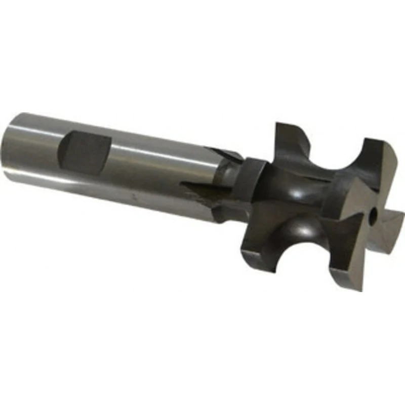 Made in USA 3/8 Radius, 1-1/2 Cut Diam, 3/4 Circle Diam, 1.197 Cut Width, 3/4 Shank, Concave Radius Cutter High Speed...