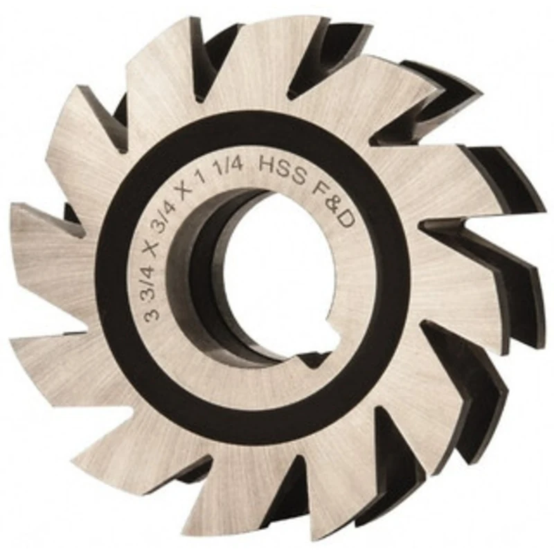 Made in USA 3/8 Radius, 3-3/4 Cut Diam, 3/4 Circle Diam, 1.197 Cut Width, 1-1/4 Arbor Concave Radius Cutter High Spee...