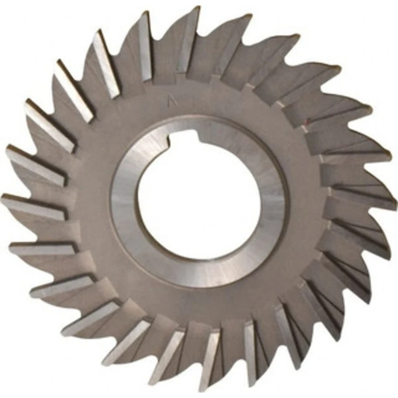 Made in USA 4 Diam x 3/16 Face Width Straight Tooth Side Milling Cutter 1-1/4 Arbor Hole, High Speed Steel, Uncoated,...