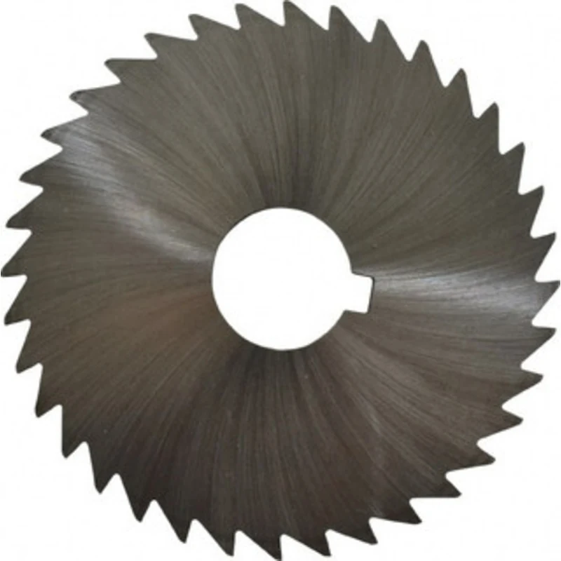 Made in USA 4 x 3/32, 1 Arbor, 36-Tooth High Speed Steel Slitting & Slotting Saw Uncoated, RH Cut, Straight Teeth, Co...
