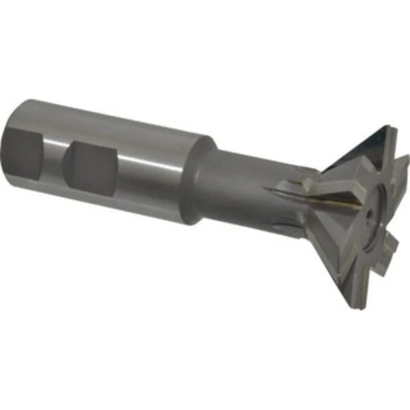 Made in USA 45 2 Cut Diam, 5/8 Cut Width, Carbide-Tipped Dovetail Cutter Uncoated, 1 Shank Diam, 4-1/4 OAL, 6 Teeth, ...
