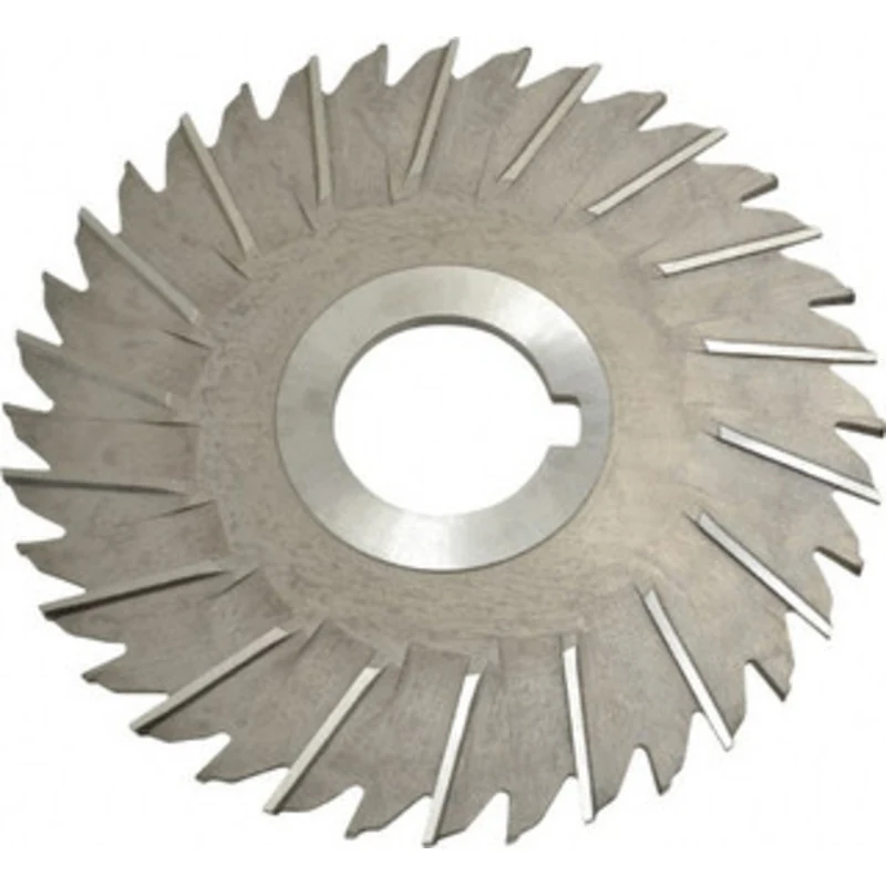 Made in USA 5 Diam x 1/8 Thick Staggered Tooth Side Chip Saw 1-1/4 Arbor Hole Diam, High Speed Steel, Uncoated, 36 Te...