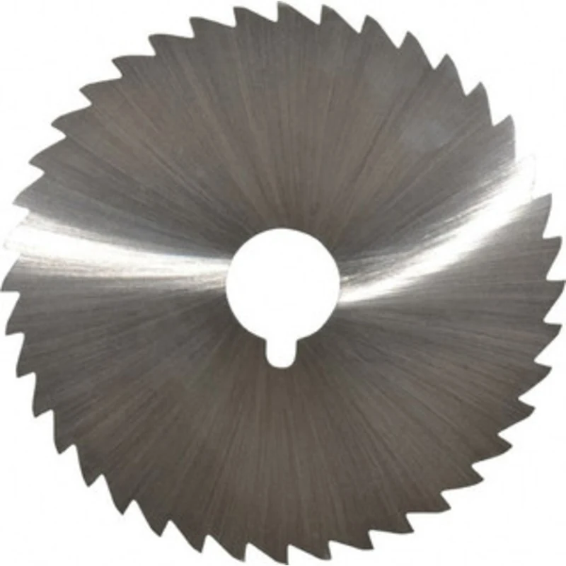 Made in USA 5 x 1/16, 1 Arbor, 40-Tooth High Speed Steel Slitting & Slotting Saw Uncoated, RH Cut, Straight Teeth, Co...