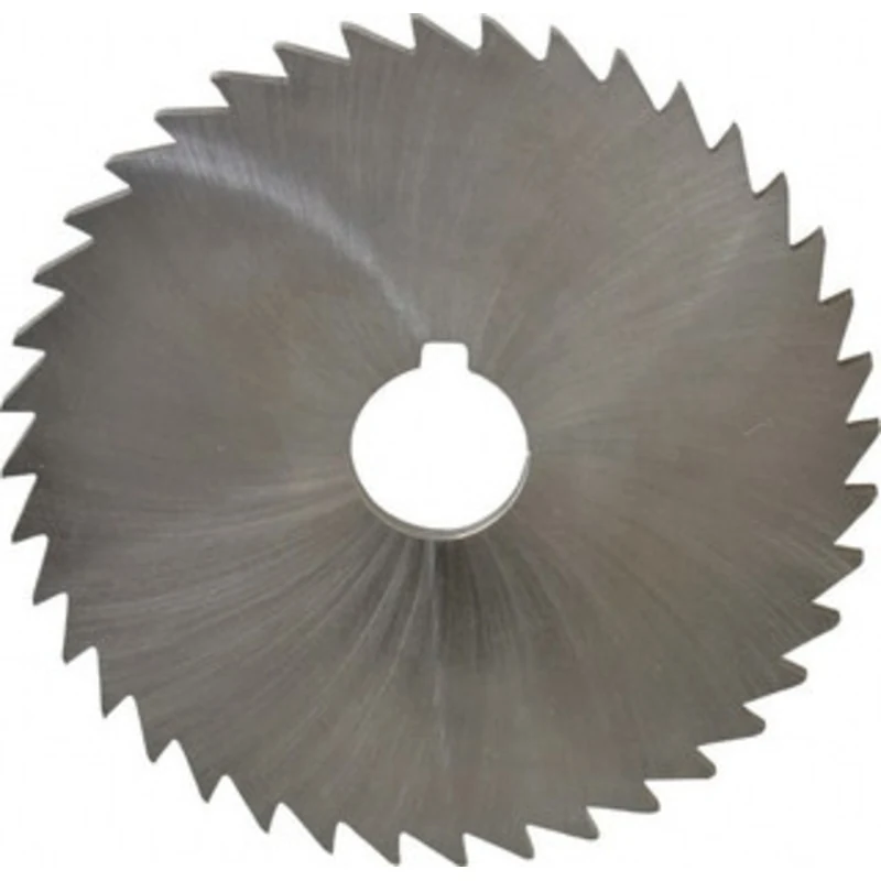 Made in USA 5 x 3/16, 1 Arbor, 36-Tooth High Speed Steel Slitting & Slotting Saw Uncoated, RH Cut, Straight Teeth, Co...