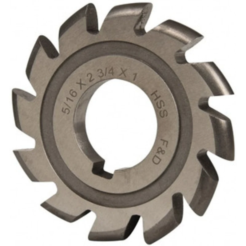 Made in USA 5/32 Radius, 5/8 Circle Diam, 2-3/4 Cutter Diam, Arbor Connection, Convex Radius Cutter High Speed Steel,...