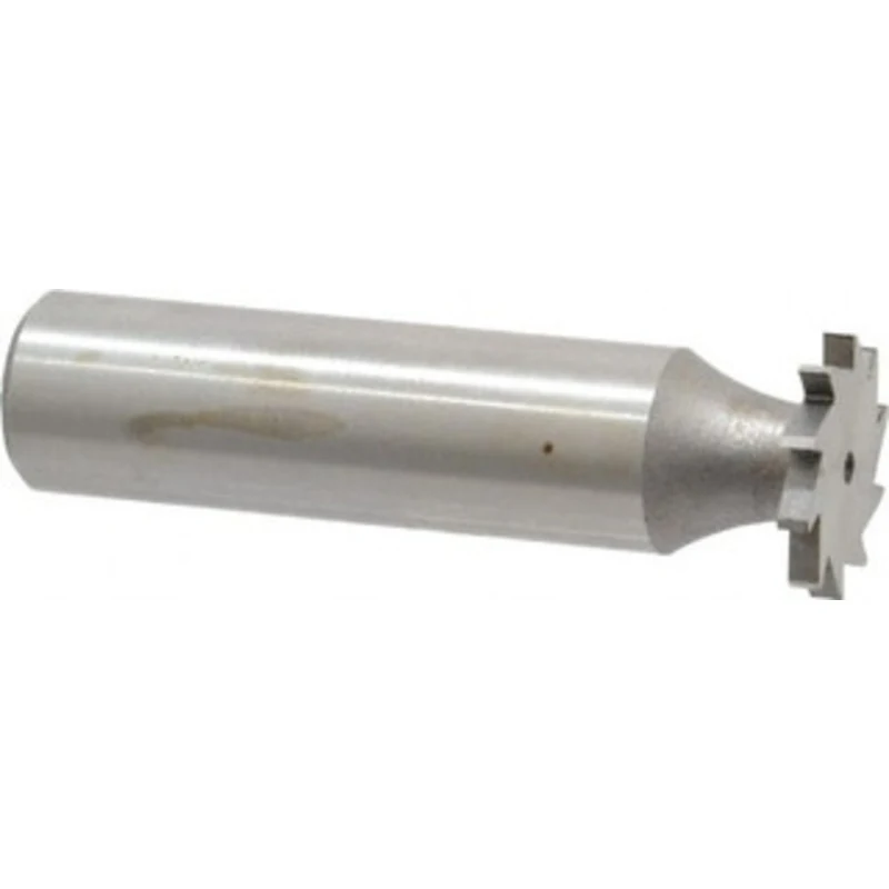 Made in USA 5/8 Cut Diam, 5/64 Cut Width, 1/2 Shank, Straight-Tooth Woodruff Keyseat Cutter High Speed Steel, Uncoate...